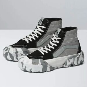 NWT!! VANS SK8-Hi Tapered Modular Moon Rocks Black Women 8.0 US | Men 6.5 US